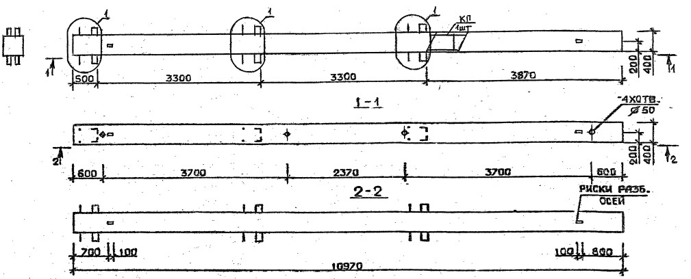 Колонна 1КБ 33.110-7 Серия 1.020.1-2с/89