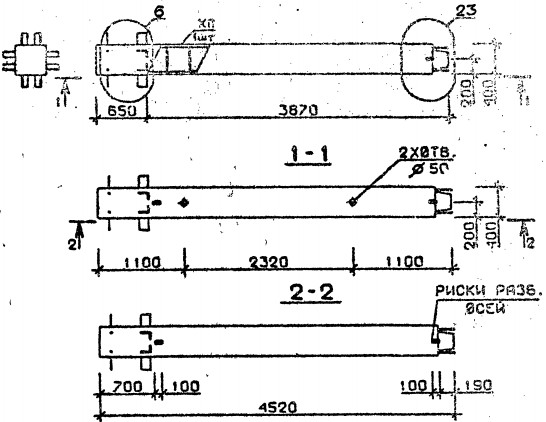 Колонна 2КВ 54.45-2-с Серия 1.020.1-2с/89