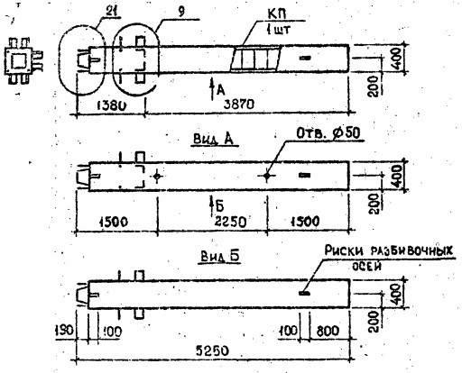 Колонна 3КН 33.53-5-с Серия 1.020.1-2с/89